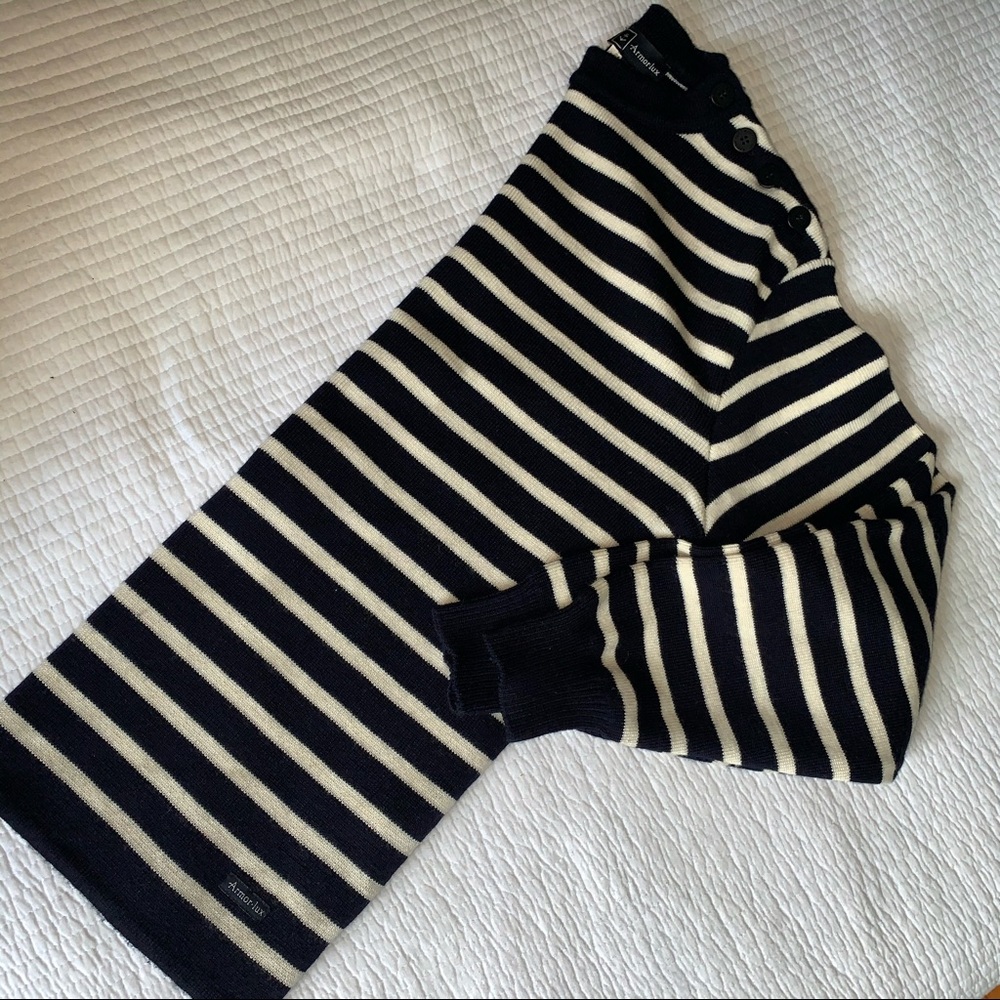 Armor Lux 100% wool sweater from morocco